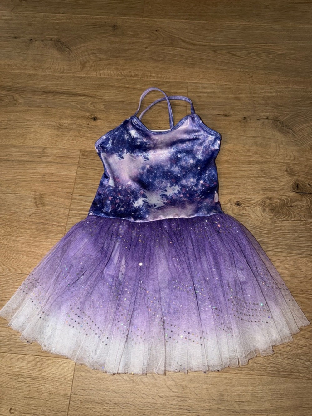 Girls Purple Galaxy Tutu Dress - Kids Costume